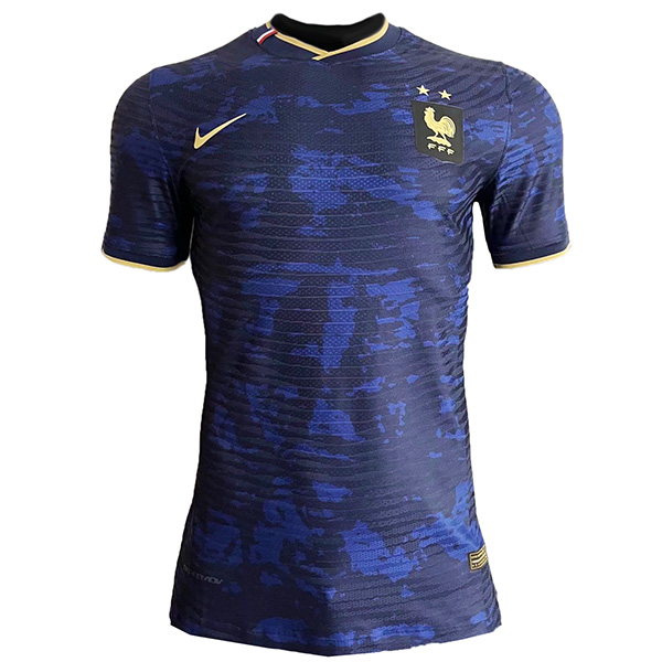 France special player version jersey soccer uniform men's football tops sport shirt blue 2022